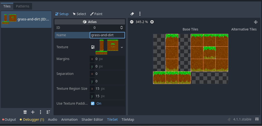 tileset setup